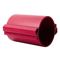 Труба разборная ПНД d110 мм (3 м) 450Н красная-Plast | код  tr-hdpe-110-450-red | EKF